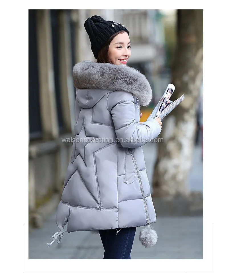 

2017 Winter Women Jacket Long Down Jacket Padded Coat Ladies Slim Hooded Parka women winter coats