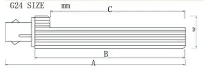 
private model New design energy -saving LED lamp 120 degree g24d-3 led CFL replacement PL 