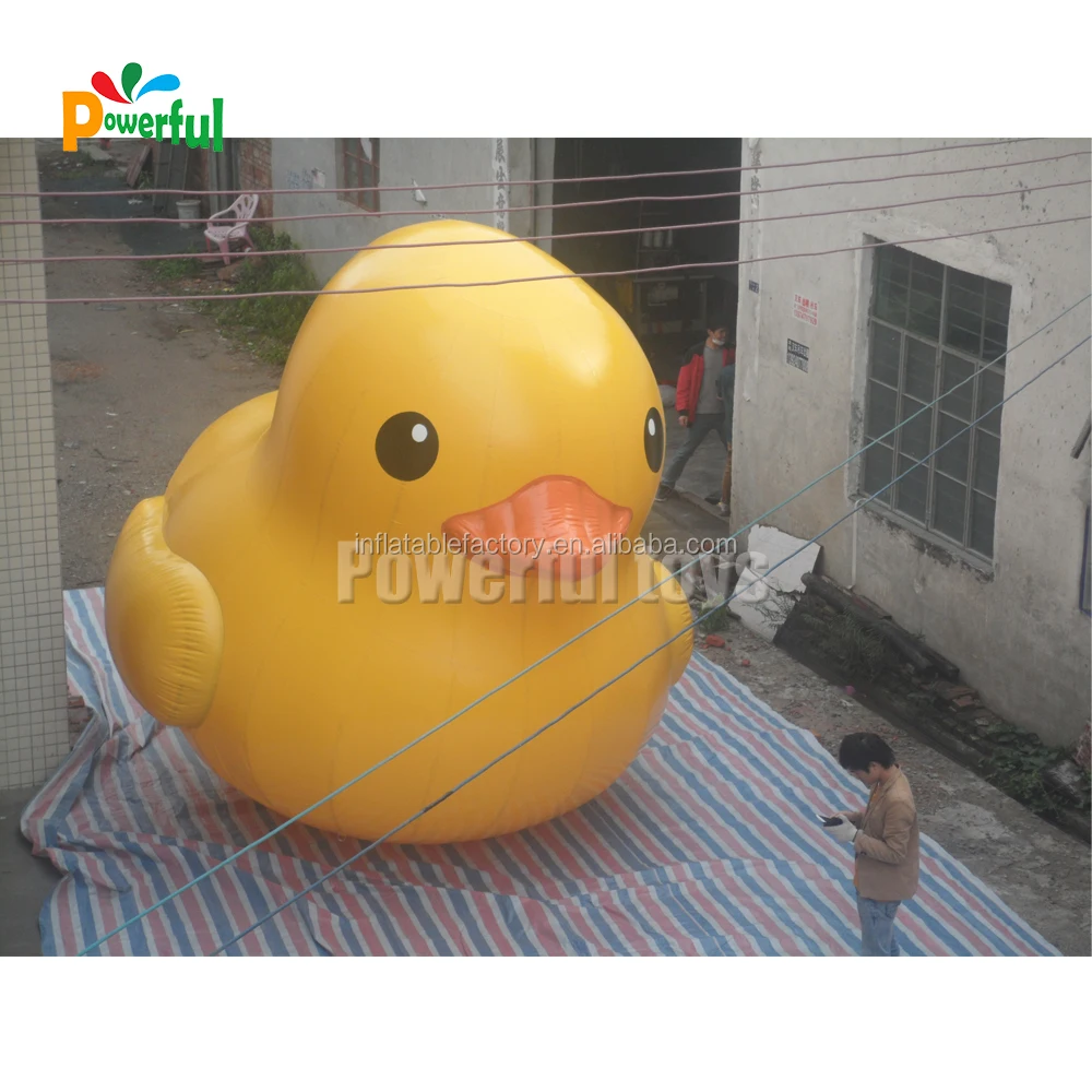 PVC giant inflatable water floating yellow duck