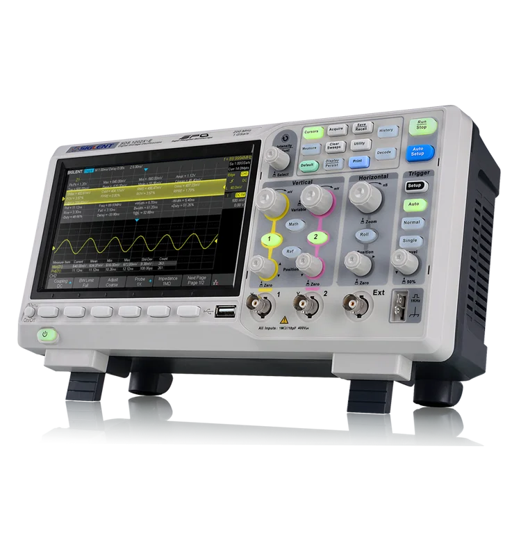 
SIGLENT SDS1202X-E,DSO,2 Channels digital oscilloscope, 200MHz oscilloscopes 