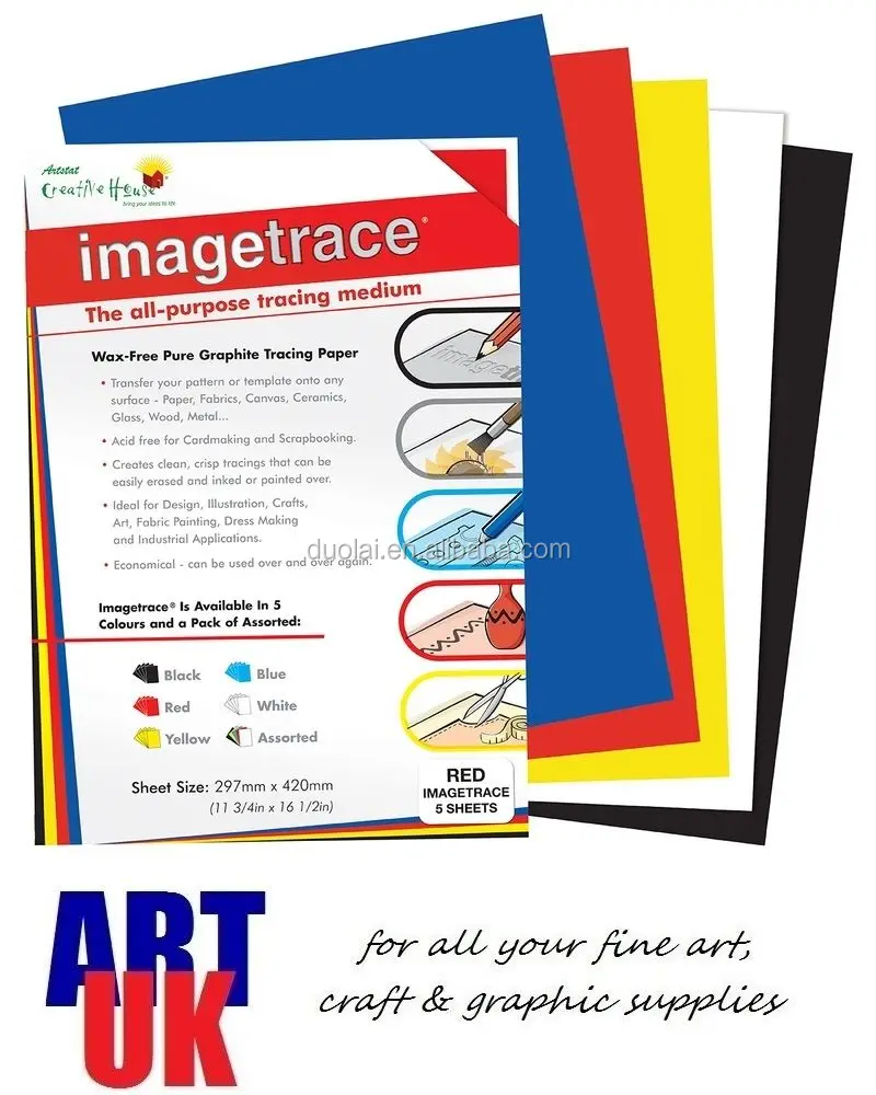 
Creative House Image Trace Wax free pure graphite tracedown transfer paper 