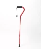 Designer Walking Cane with Offset Handle, Lightweight Adjustable Walking Stick with Carrying Strap