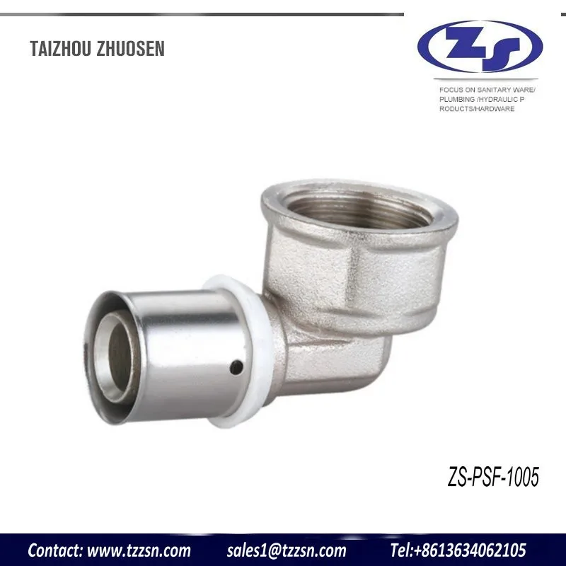 90 Degree Female Elbow U Crimp Press Fitting For Pex al Pex Buy Press Fitting,U Crimp Press