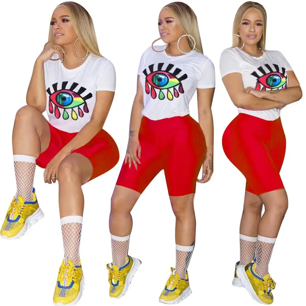 

3693 women short pants set sexy two piece set women clothing, As shown