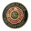 Custom cheap antique metal double american red cross challenge coins