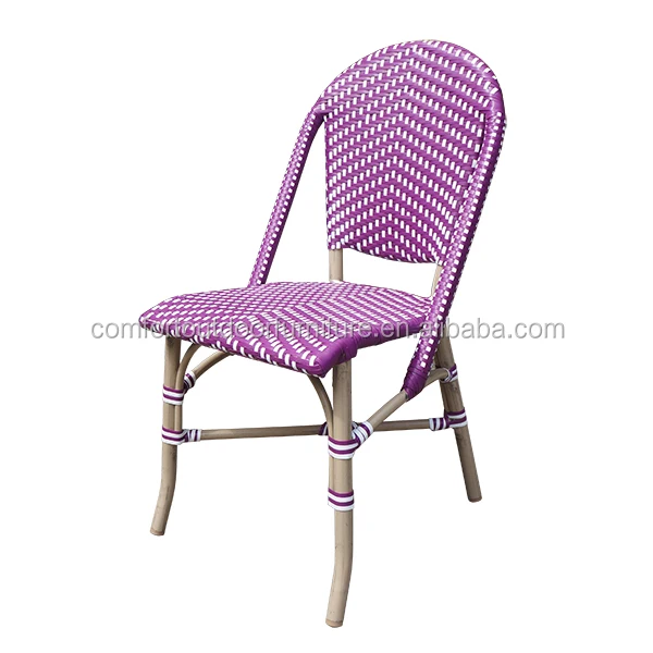 
All weather French Stylish Rattan Bistro Chair Cafe Chair 