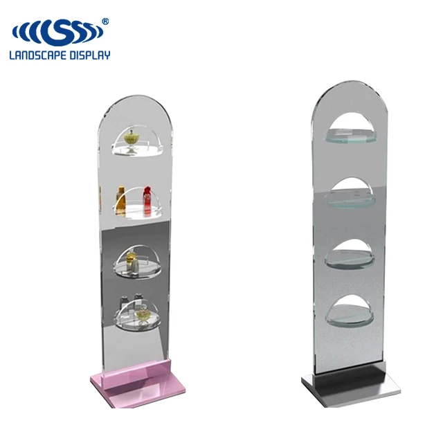 Unique Design Glass Perfume Display Perfume Display