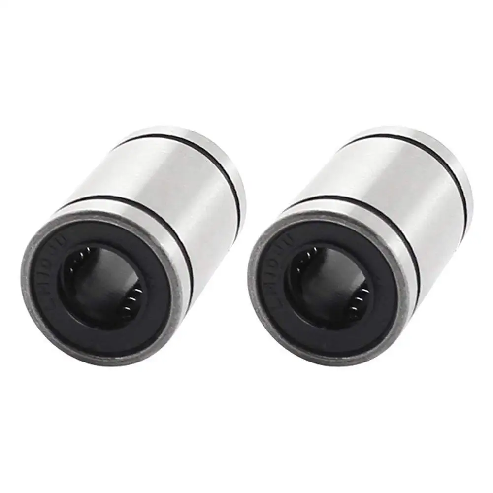 8mm Inner Diameter Square Flange Linear Motion Bushing Ball Bearing LMK8UU LMK8UU Linear Bearing R SODIAL
