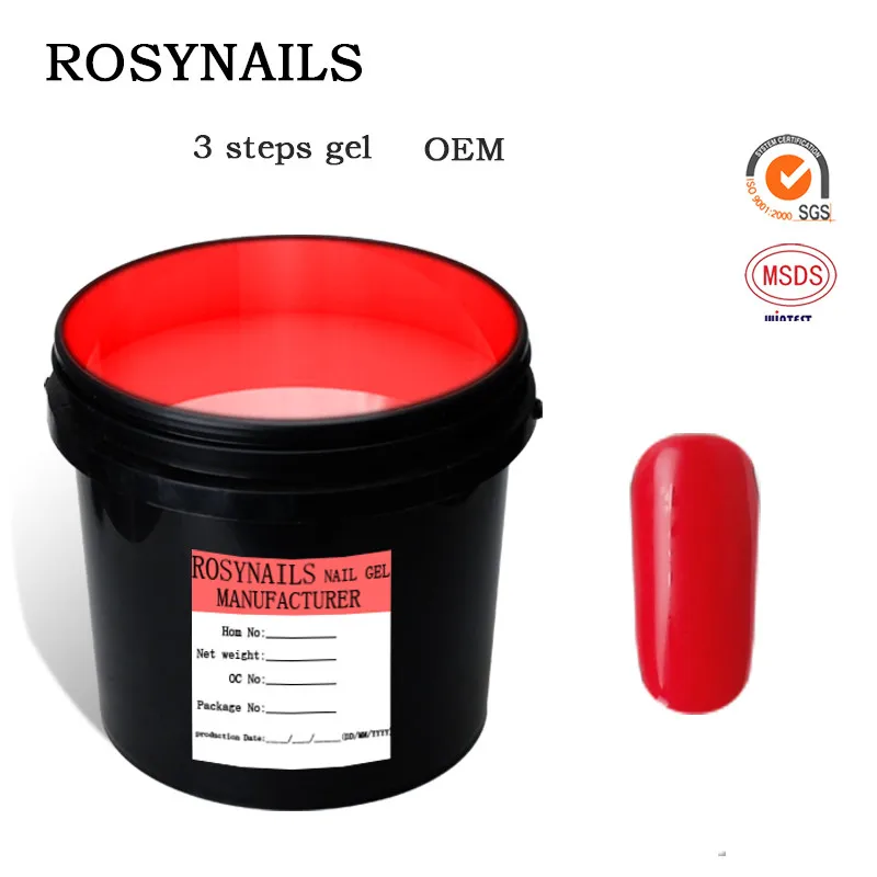 Wholesale Factory Three Step Soak Off 1kg Uv Gel,In Bulk Gel Polish