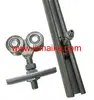hanging roller and channel, door roller