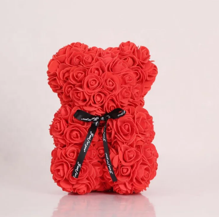 25cm rose bear