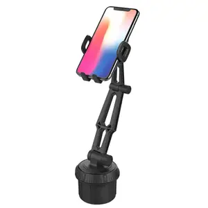 2019 New Model Telescopic Arm Suction Cup Car Phone Mount Holder , Extendable Clip Car Mount For Dashboard