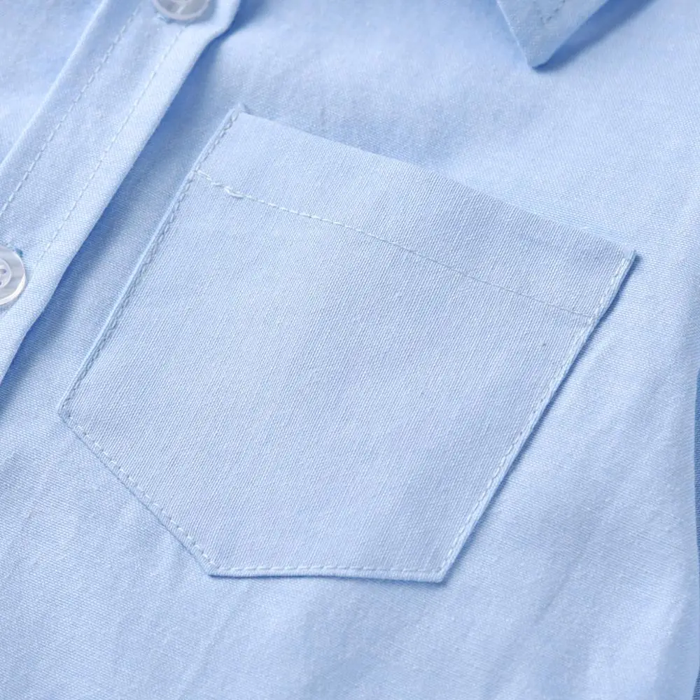 
Custom 100 cotton long sleeve baby boy clothes shirt 