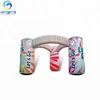Custom make logo printing outdoor strong inflatable bottle arch for promotion