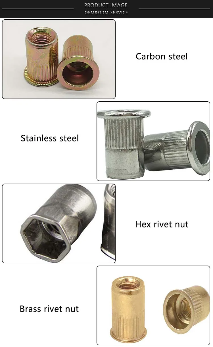 Factory Direct 304 Stainless Steel M8 Rivet Nut Buy 304 Stainless