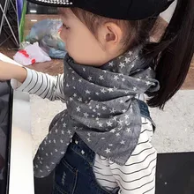 New brand autumn Winter Star Chirldren cotton scarves Baby scarf Boys and girls Kids cute shawls and scarves