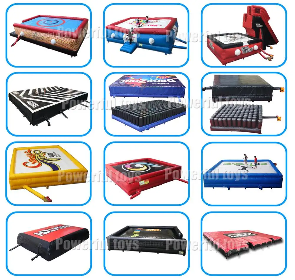 Extreme Sports Big Fmx Bmx Mountain Bike Airbag Landing Ramp Inflatable