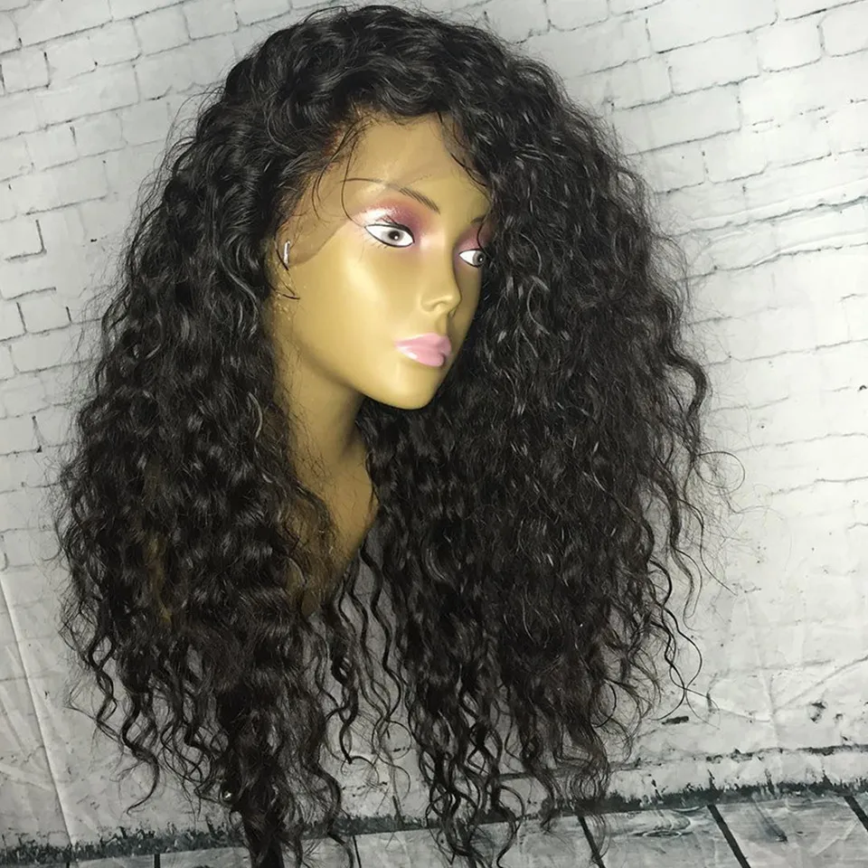 

13*6 Lace Front Wig Raw Indian Water Wave Virgin Human Hair Pre Plucked 13X6 Lace Front Human Hair Wigs For Black Women