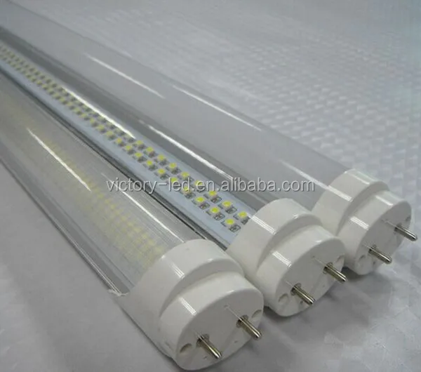 Indoor IP54 CRI85 6500K Clear PC cover SMD2835 4ft 28w G13 tube light