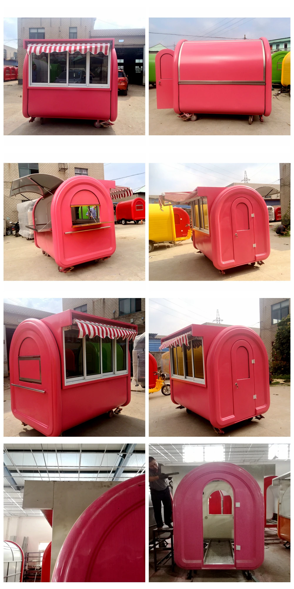 Cpa230165230 Cheap Fast Food Kiosk Street Barbecue Grill Taco Cart For