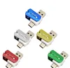 cheap swivel twist 3 in 1 type-c smart data storage TF card reader connect kit for type-c mobile phones tablets PC apple Macbook