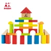 30 pcs wholesale kids educational play toy wooden animal block set for baby 1+