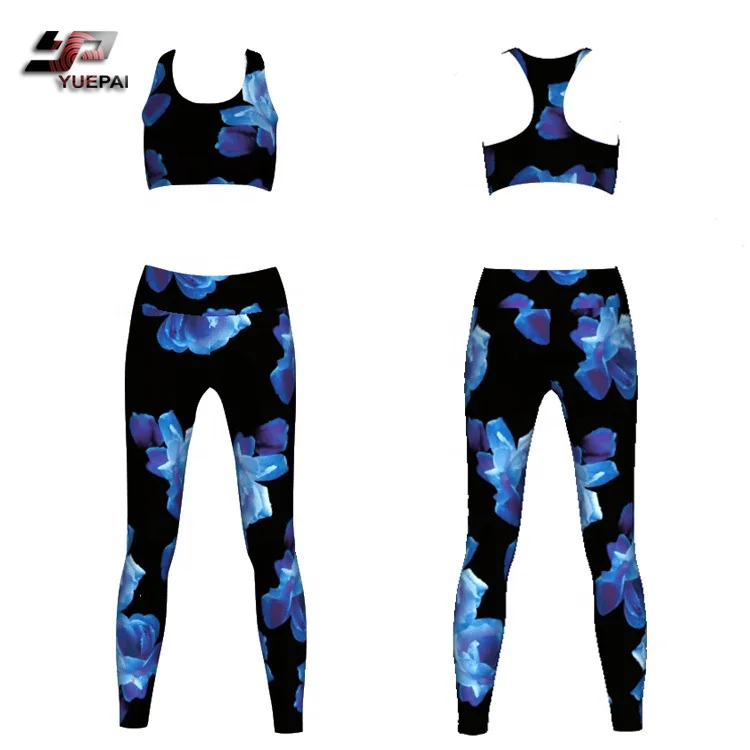 

Fashion customized sportswear two piece yoga set for women, Customized colors