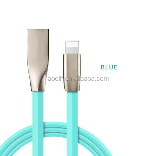 TPE android charging cable/Zinc alloy micro usb charging cable/quick charging