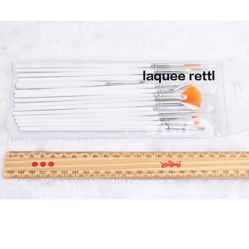 15 pcs Nail Art Brush Painting Polish Dotting Pen Set High Quality