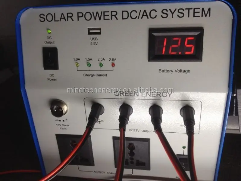 2015 Hot selling pure sine wave inverter with led tube solar system