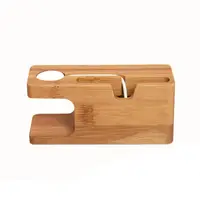 

2 in 1 Watch and Mobile Phone Bamboo Charging Stander Lazy People Wood Charging Holder