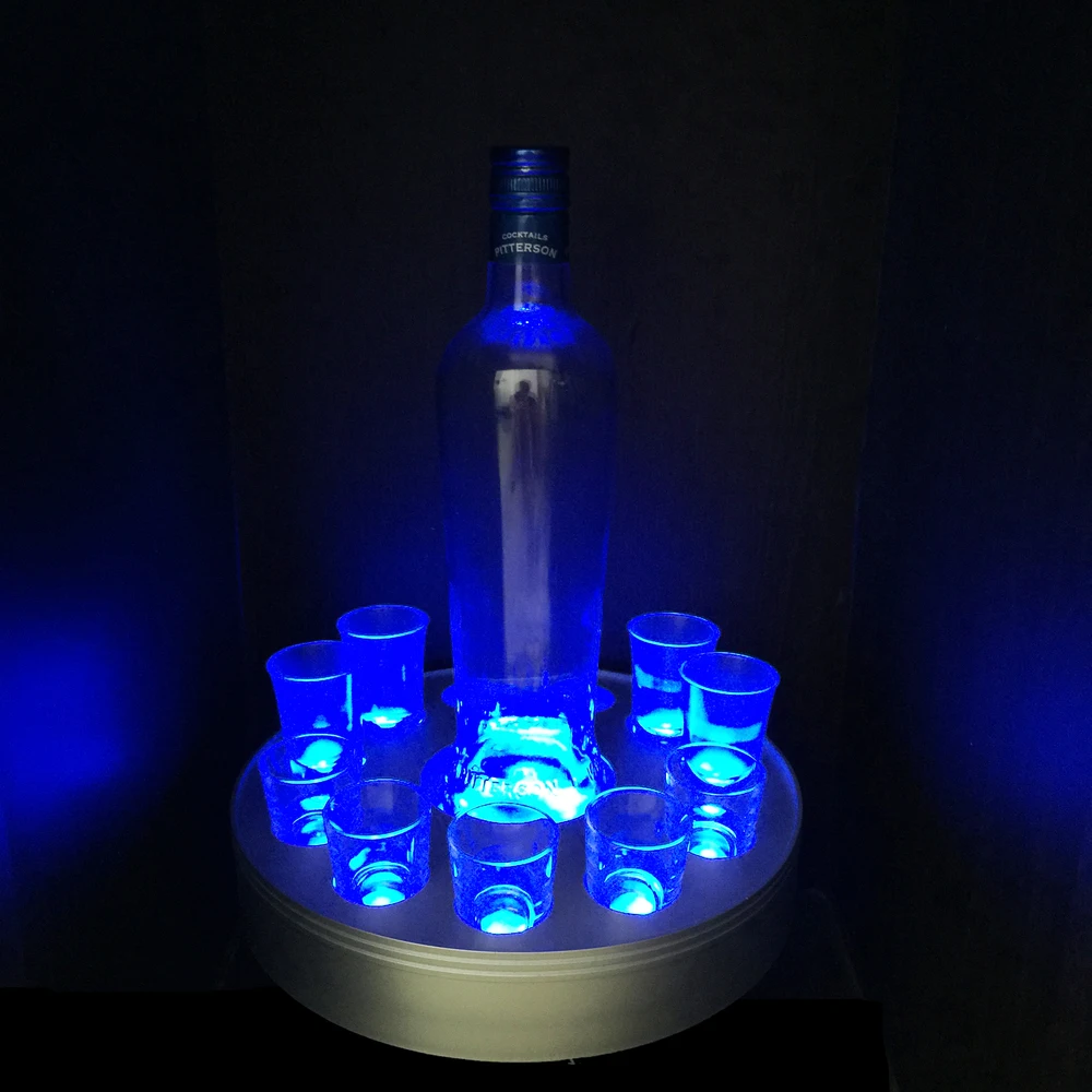 New Desgin Led Vodka Shot Glass Drinkware Holding Tray Buy Led