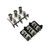 PCB Three RCA to 3 Piece Female BNC Connector Right Angle