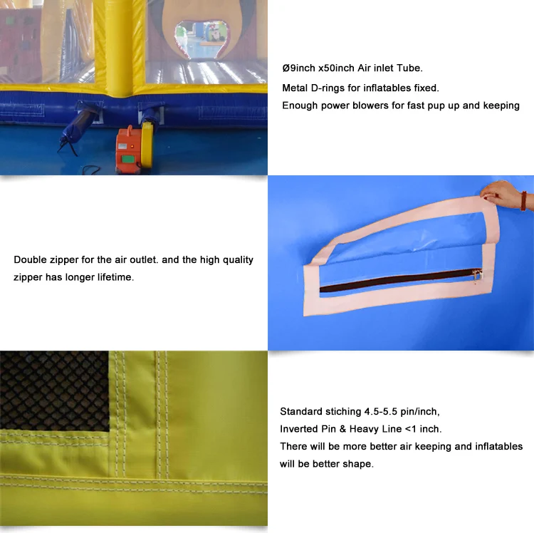 Blue Springs Halloween Cute Inflatable Spider Model for Halloween Decoration.jpg