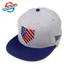 Wholesale Gray 6 Panel custom 3D puff Embroidery Snapback caps