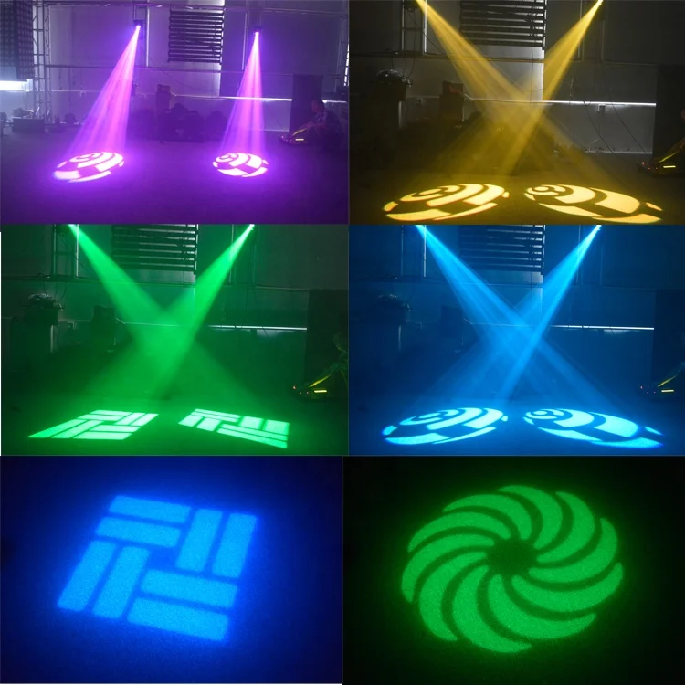 9 Gobos Rgb Spot Pulsed Light Beam Effects Ground Scanner Dmx Scan