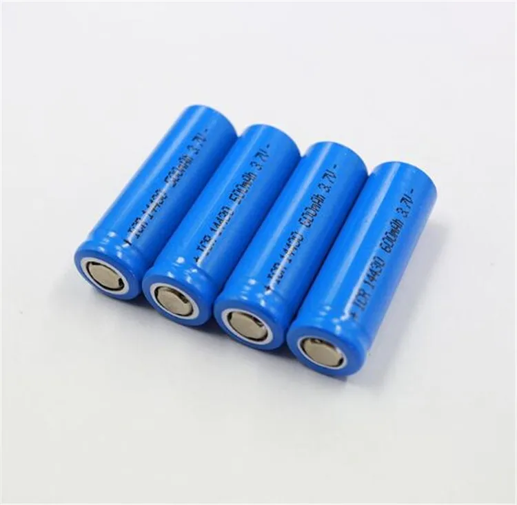 14430 600mah 3.7v Li Ion Rechargeable Battery - Buy 14430 Battery,Li ...