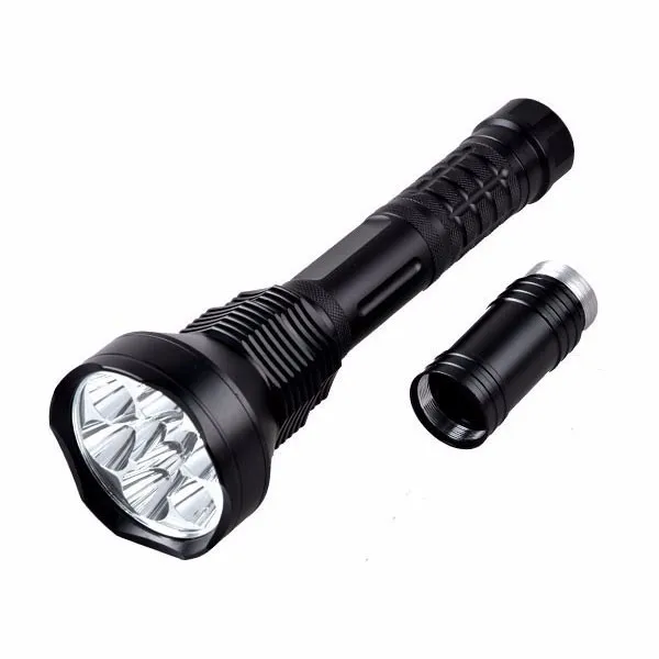 10000lm Lamp Brightest Ever Super High Powered Flashlight with 9X T6 LED