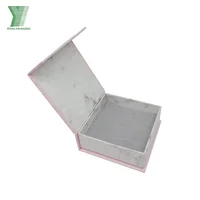 

Custom foam insert handmade pink marble jewelry packaging box with gold logo flip pink box with magnet cardboard necklace boxes