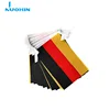 Black red and yellow Belgium small bunting flag