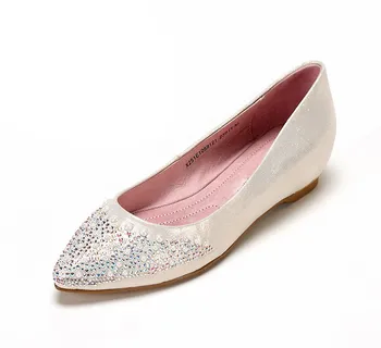 silver wide fitting shoes