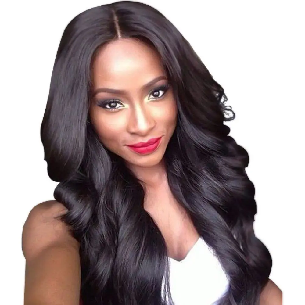 

brazilian cuticle aligned raw virgin human body wave hair wig