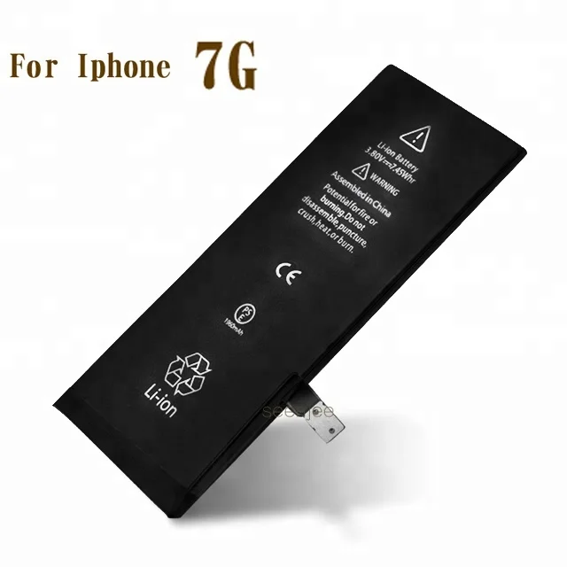 

Mobile Phone Battery For Iphone 7 AAA Grade 3.8 V 1960 mAh 7 G Factory 100% Test 0 cycle OEM Replacement Repair Free Shipping, Black