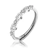 Couple Rings 925 Silver Heart-shaped Opening Ring With Exquisite Handmade Ring Women Jewelry