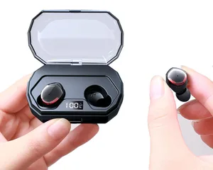 Wireless Bluetooth Earphones 2000mAh Power Bank Case
