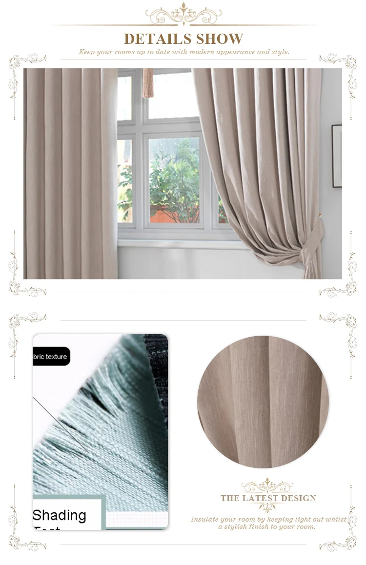hot sale window living room curtains and drapes blackout