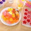 Washable and Reusable Plastic Fruit Shape Cube Molds silicone Ice Cube Tray