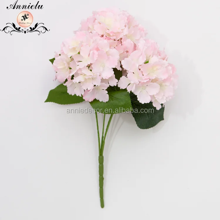 Wedding and Home Decoration Best-selling Silk Hydrangea Artificial Flower Made in China