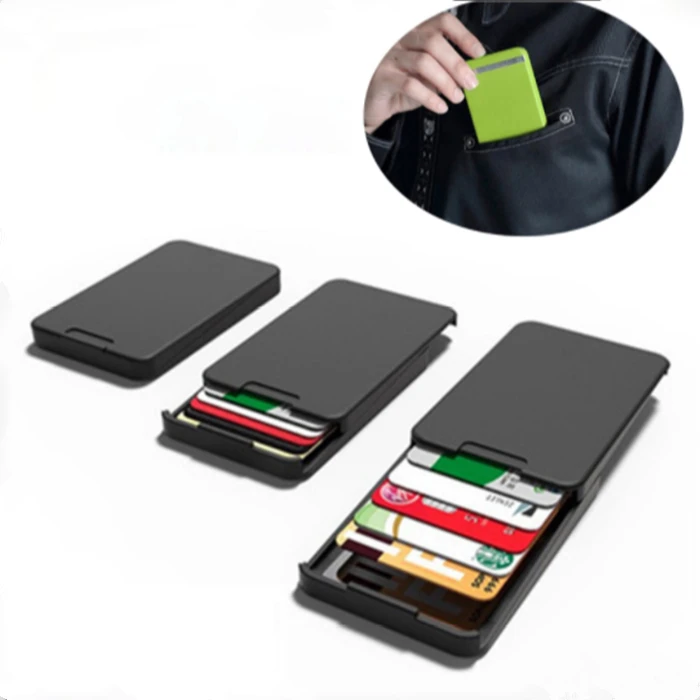 

MINIMALIST INGENIOUS WALLET WITH RFID-BLOCKING Card Money Holder Pocket, Customized
