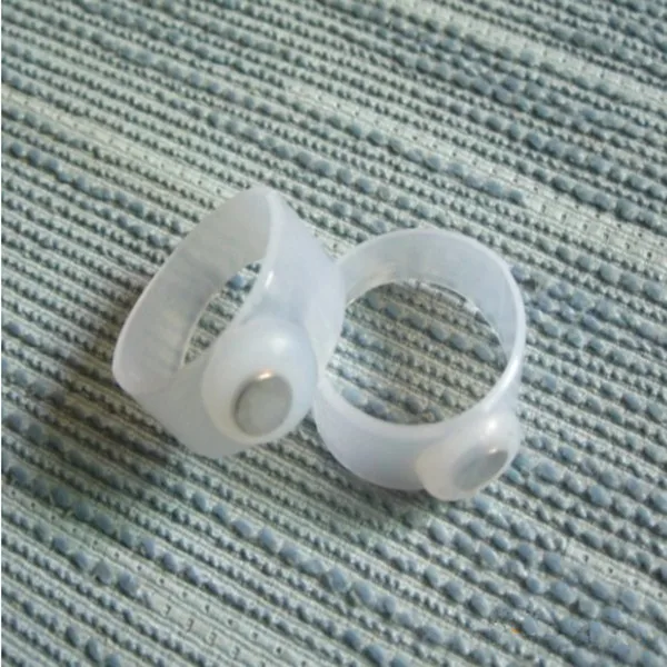 

Newst design silicone magnet slimming ring magnet slimming ring, White